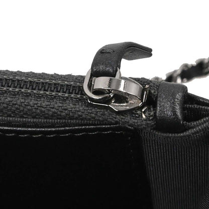 Chanel Gray Lambskin Classic WOC Wallet on Chain Bag