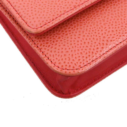 Chanel Pink Caviar Skin Timeless WOC Wallet on Chain Shoulder Bag