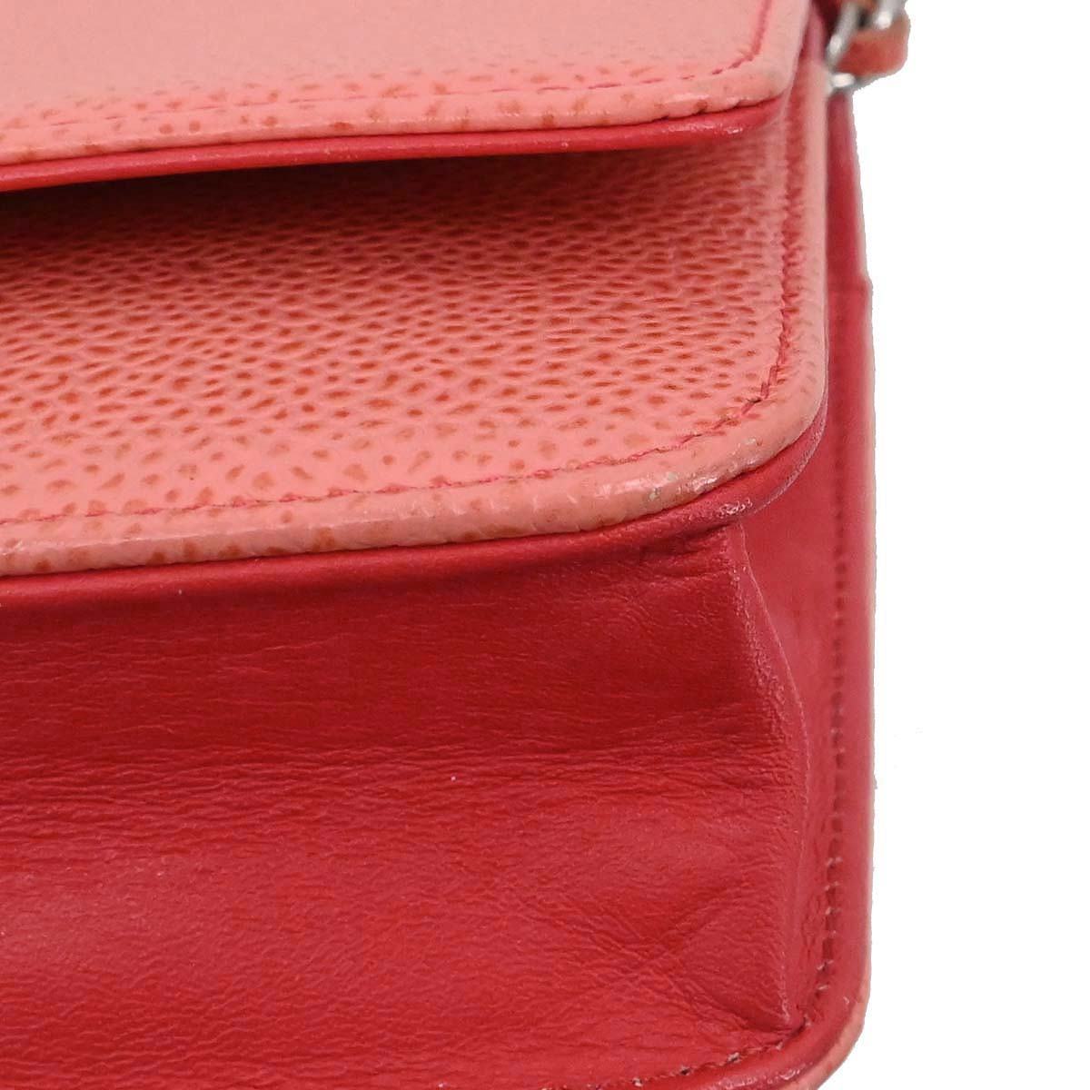Chanel Pink Caviar Skin Timeless WOC Wallet on Chain Shoulder Bag