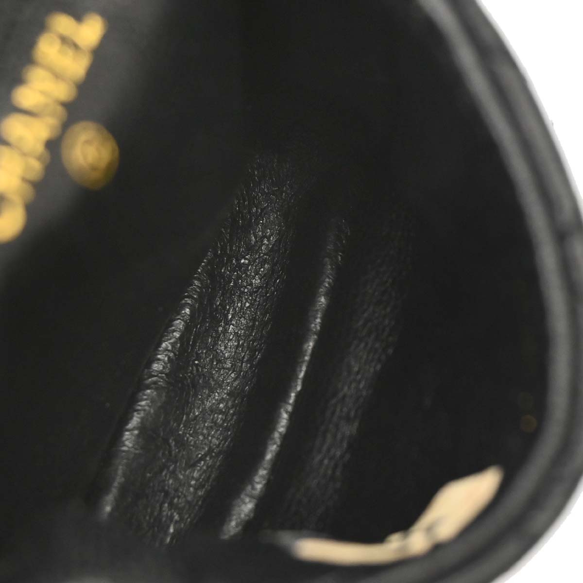 Chanel 1989-1991 Black Lambskin Micro Classic Flap Shoulder Bag Pochette