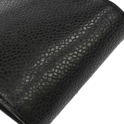 Chanel Black Caviar Skin Chain Shoulder Bag Pochette Phone Case