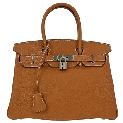 Hermes Gold Togo Birkin 30 Handbag