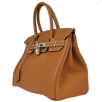 Hermes Gold Togo Birkin 30 Handbag