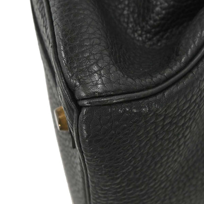Hermes 1995 Black Fjord Birkin 30 Handbag