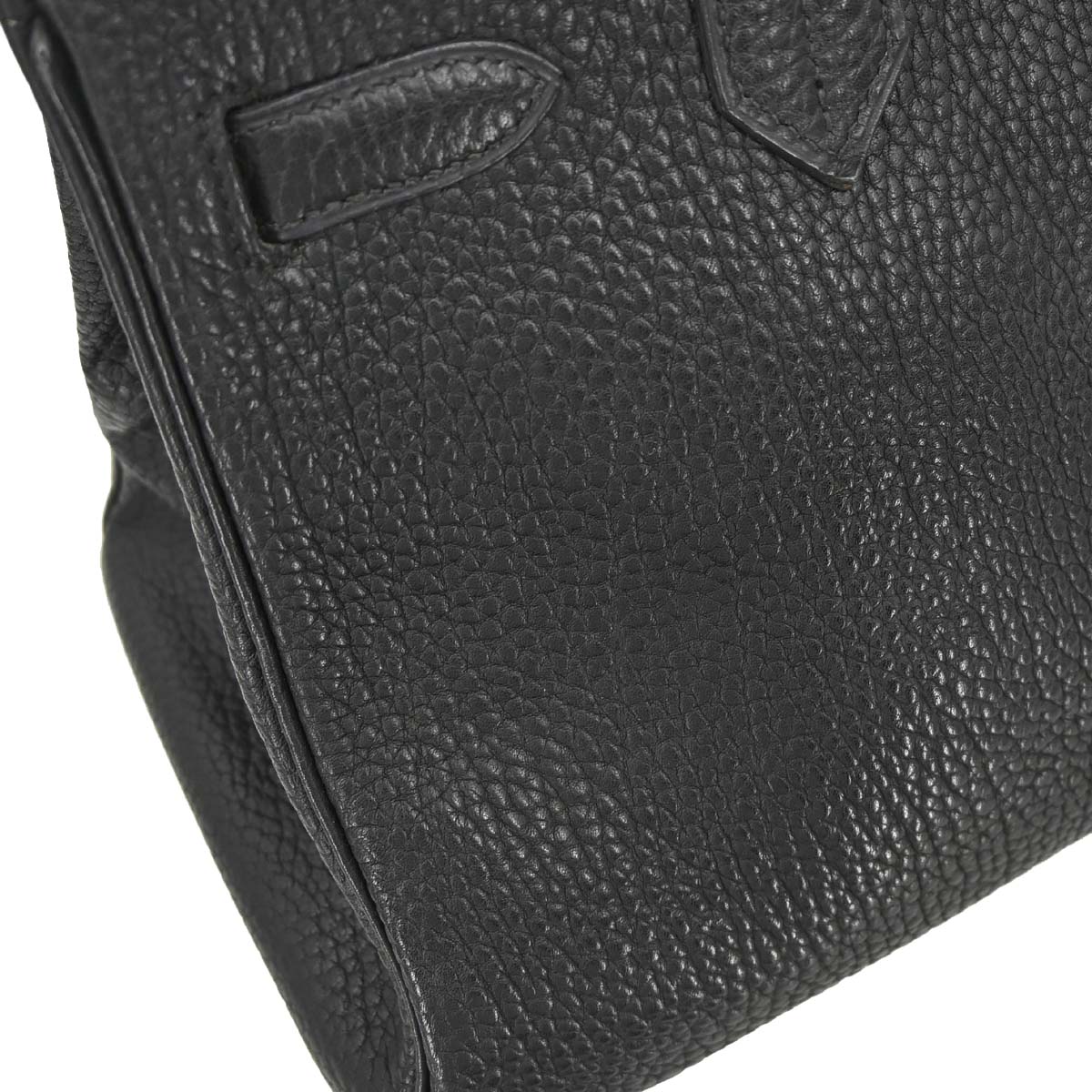 Hermes 1995 Black Fjord Birkin 30 Handbag