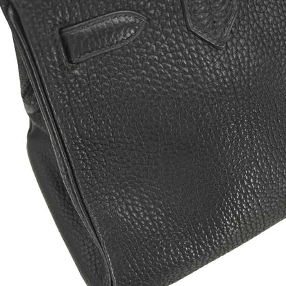 Hermes 1995 Black Fjord Birkin 30 Handbag