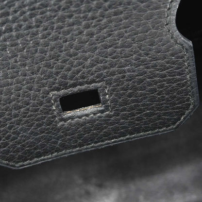 Hermes 1995 Black Fjord Birkin 30 Handbag