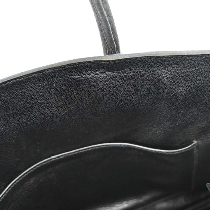 Hermes 1995 Black Fjord Birkin 30 Handbag