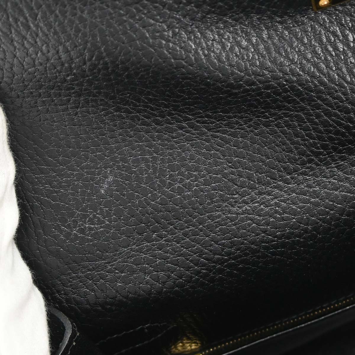 Hermes Black Ardennes Kelly 32 Sellier 2way Shoulder Handbag