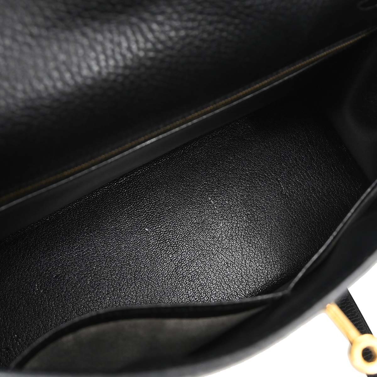 Hermes Black Ardennes Kelly 32 Sellier 2way Shoulder Handbag