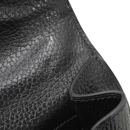 Hermes Black Ardennes Kelly 32 Sellier 2way Shoulder Handbag
