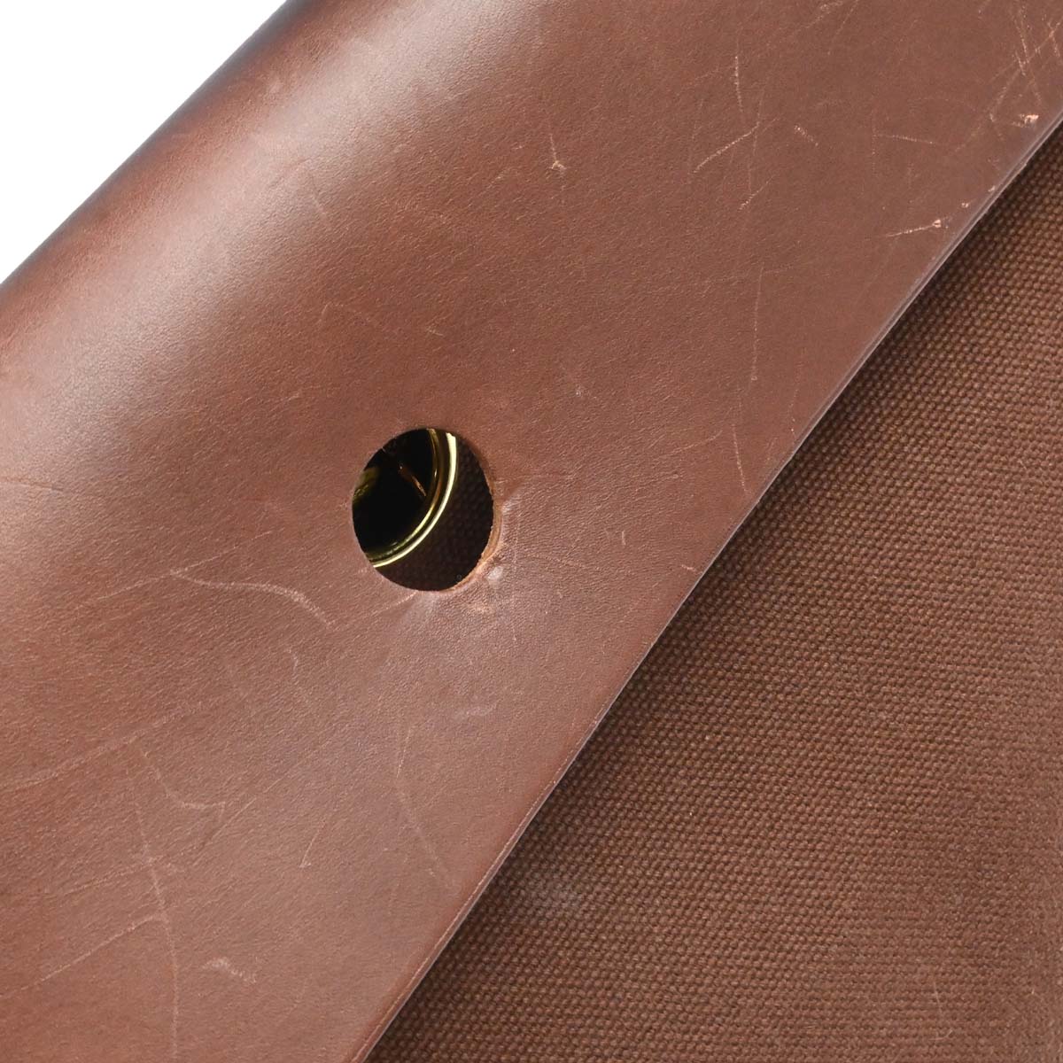 Hermes Brown Toile Officier H Herbag TGM 2 in 1 2way Shoulder Handbag