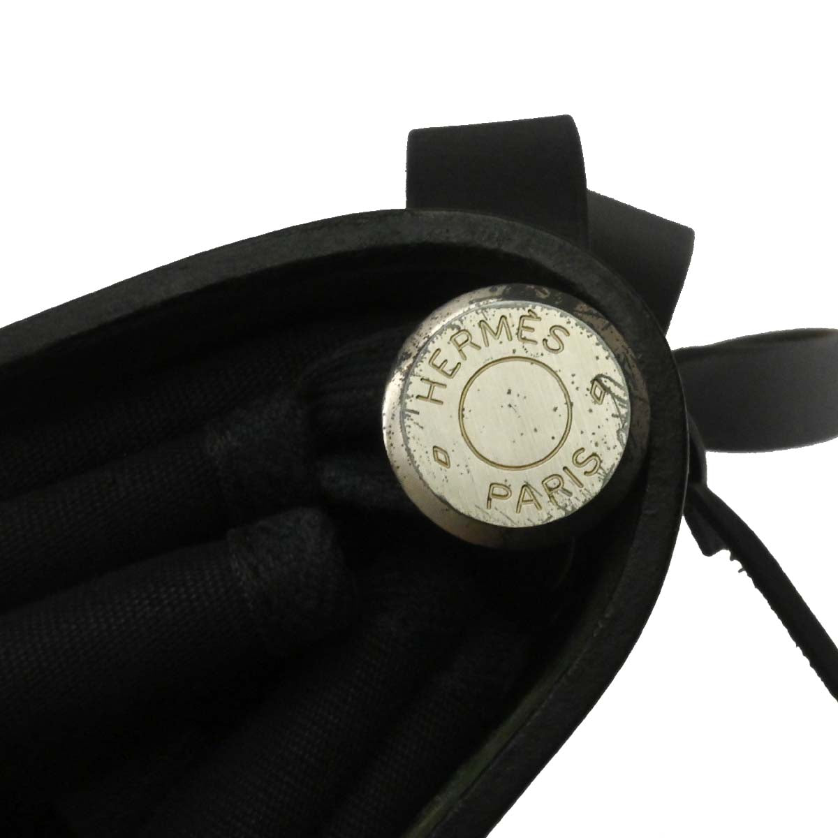 Hermes 2001 Black Toile Officier Herbag MM 2 in 1 Shoulder Handbag
