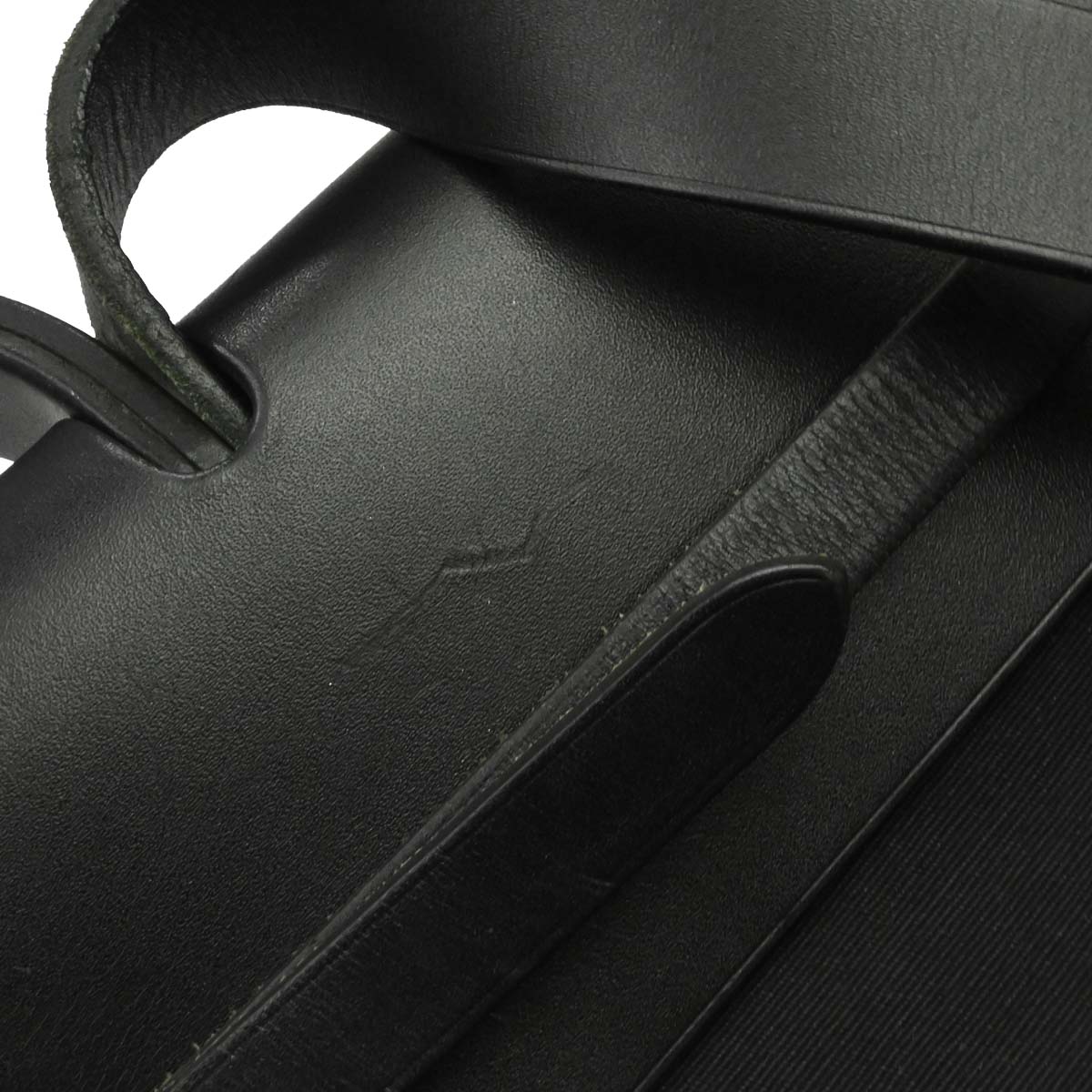 Hermes 2001 Black Toile Officier Herbag MM 2 in 1 Shoulder Handbag