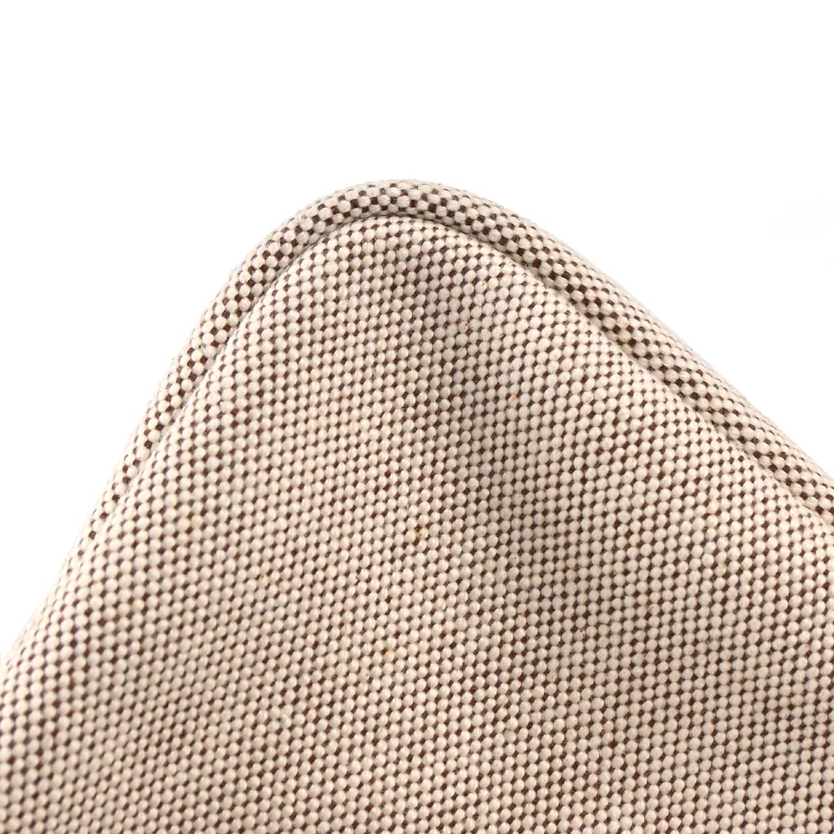 Hermes Beige Brown Toile H Officier Herbag Cabas MM 2 in 1 Handbag
