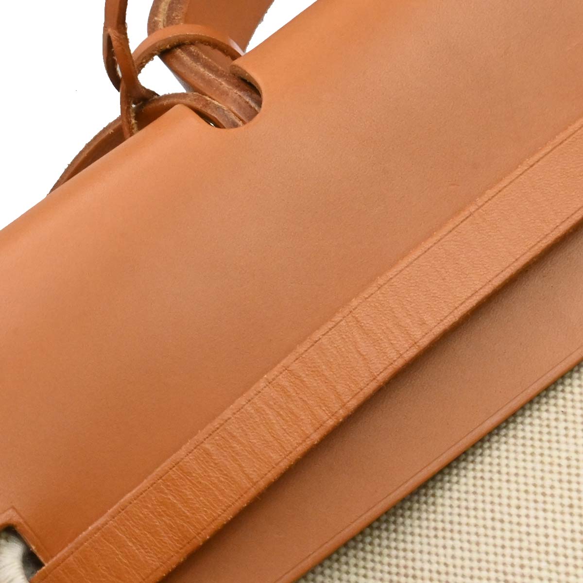Hermes Beige Toile H Herbag MM 2 in 1 Shoulder Handbag