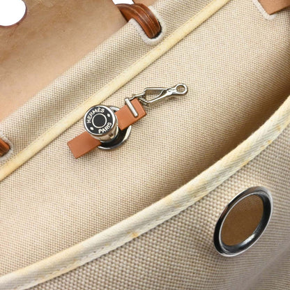 Hermes Beige Toile H Herbag MM 2 in 1 Shoulder Handbag