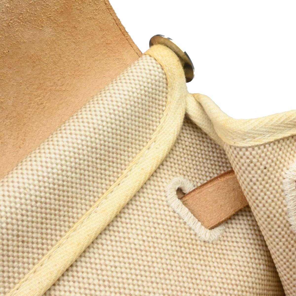 Hermes Beige Toile H Herbag MM 2 in 1 Shoulder Handbag