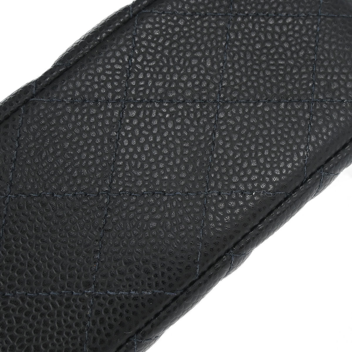 Chanel Black Caviar Skin Medium Classic Double Flap Shoulder Bag