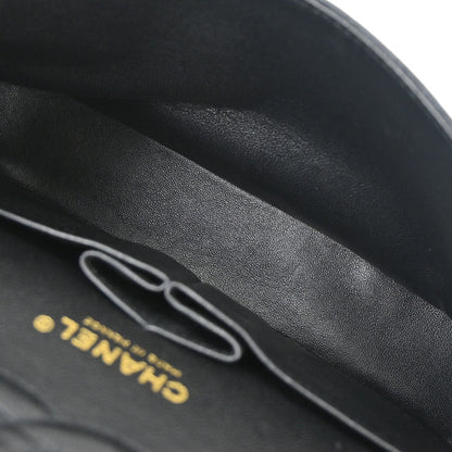 Chanel Black Caviar Skin Medium Classic Double Flap Shoulder Bag