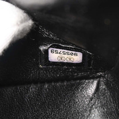 Chanel 2005-2006 Black Caviar Skin Medium Classic Double Flap Shoulder Bag