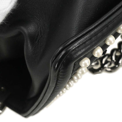 Boy Chanel 2018-2019 Black Lambskin Tweed Medium Shoulder Bag