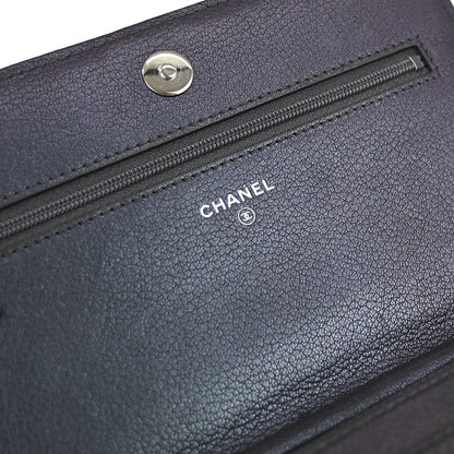 Boy Chanel 2017-2018 Navy Calfskin WOC Wallet on Chain Bag