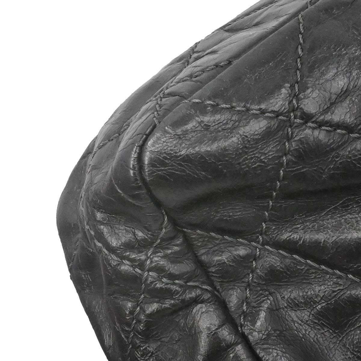 Chanel Black Calfskin Luxury Line Flap Bag