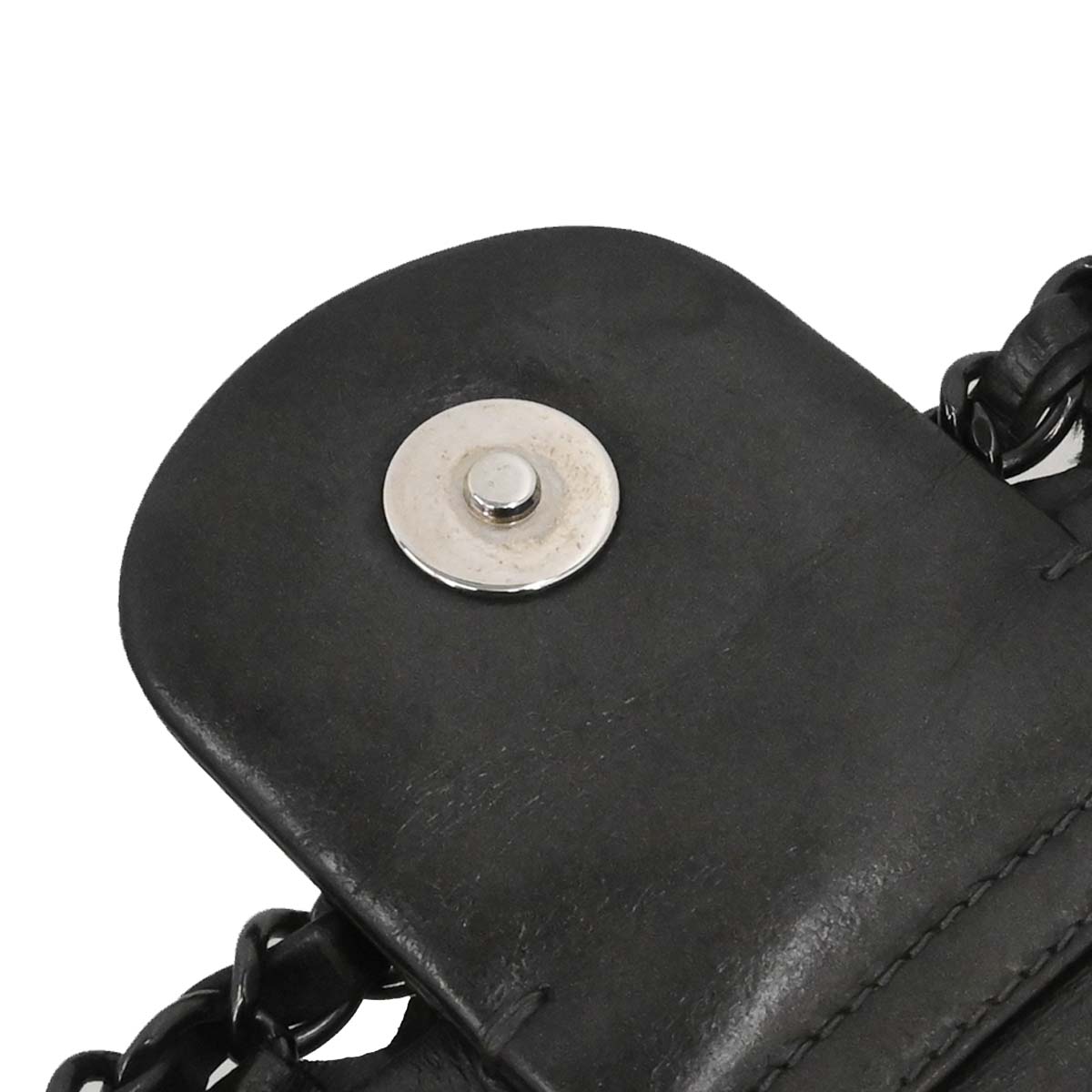 Chanel Black Calfskin Luxury Line Flap Bag