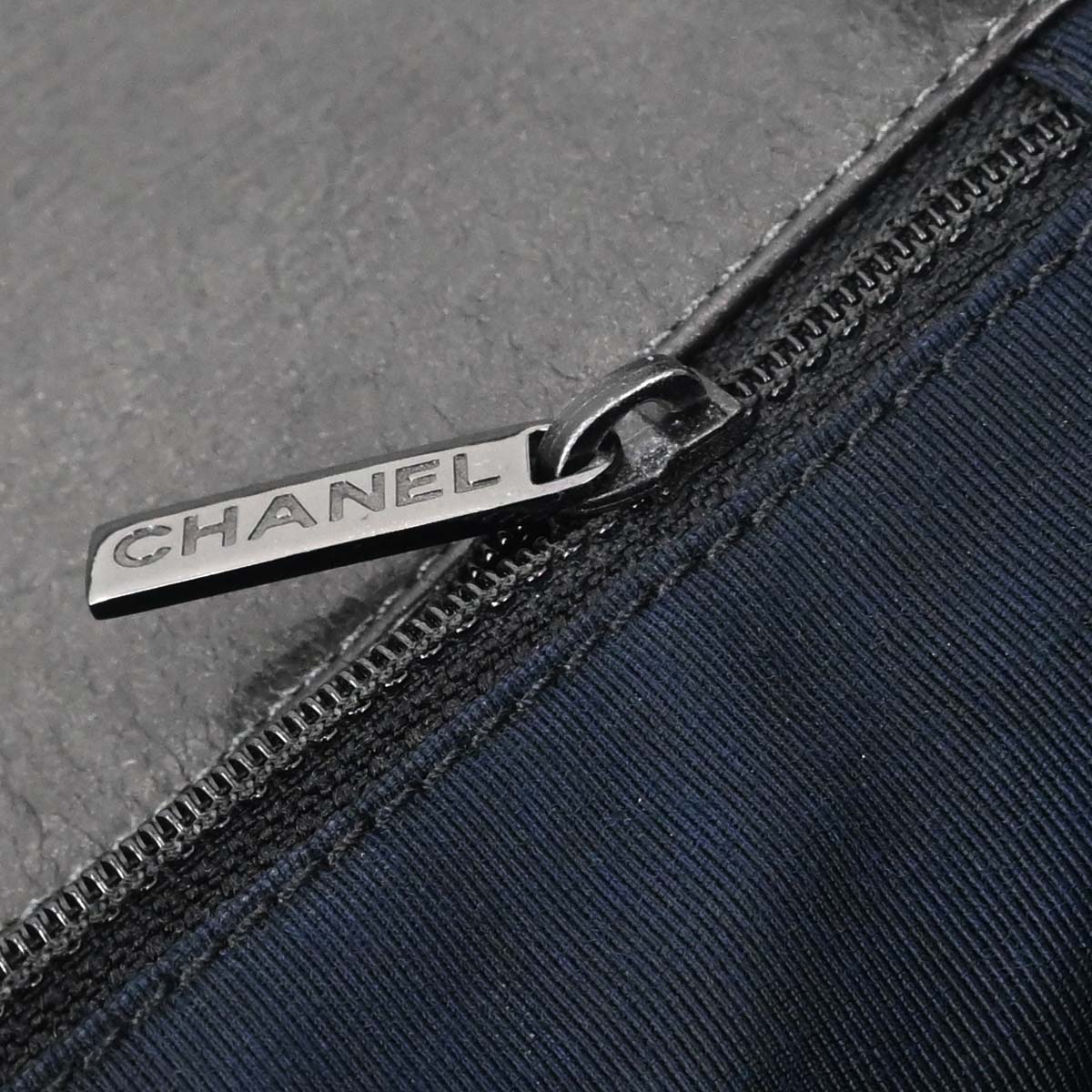 Chanel Black Calfskin Luxury Line Flap Bag