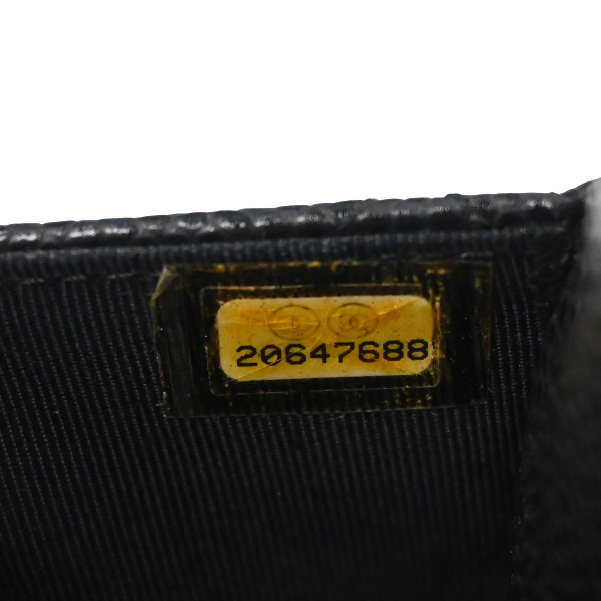 Chanel Black Caviar Skin Classic WOC Wallet on Chain Bag