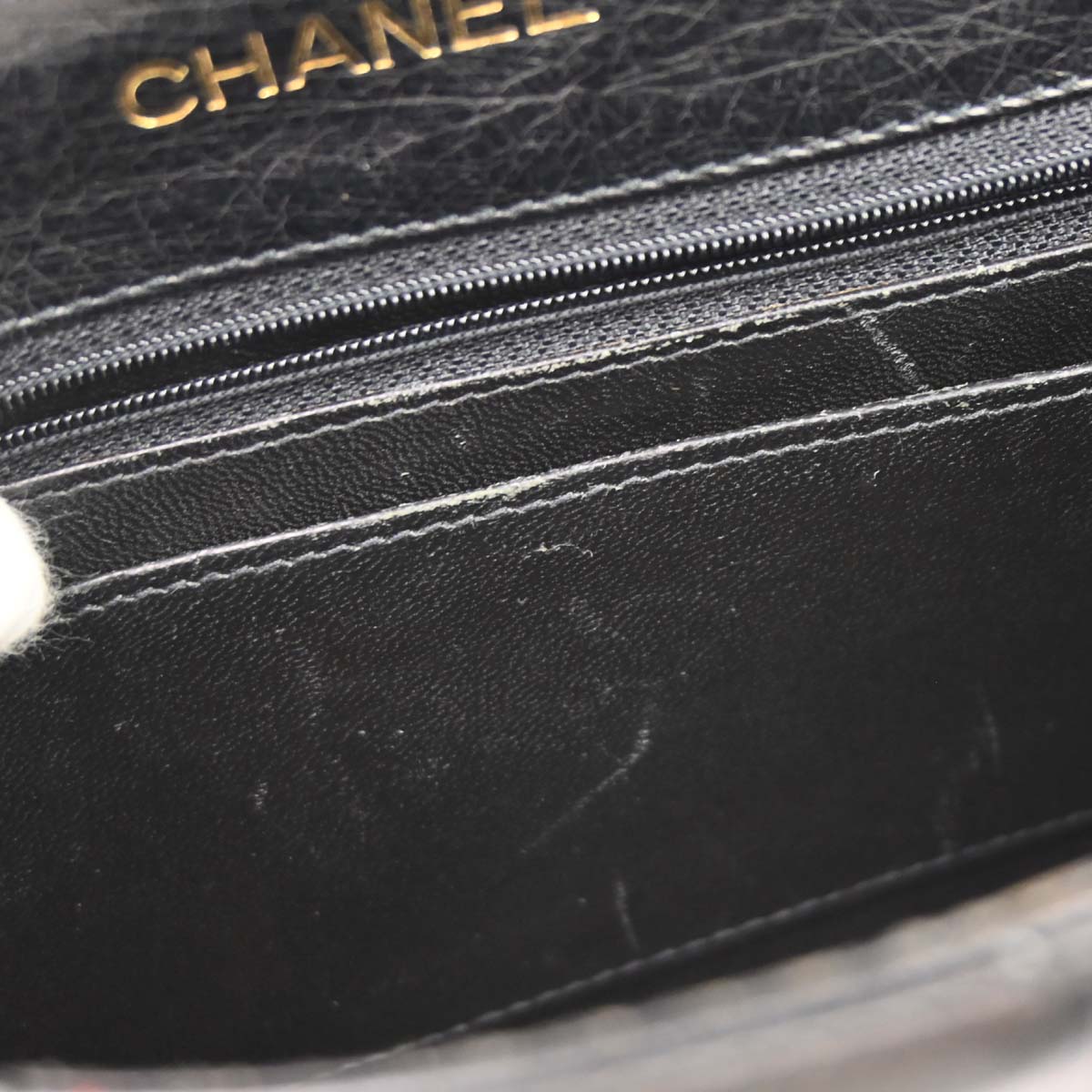 Chanel * 1986-1988 Black Ostrich Mademoiselle Mini Classic Square Flap Bag 17