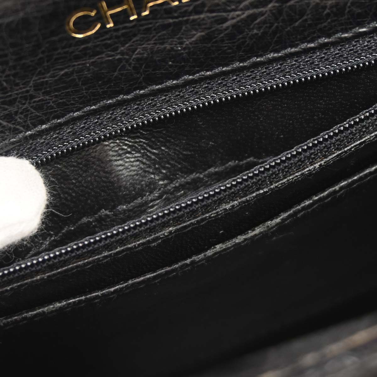 Chanel * 1986-1988 Black Ostrich Mademoiselle Mini Classic Square Flap Bag 17