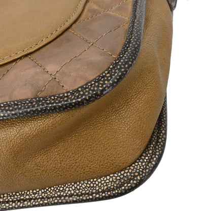 Chanel 2012-2013 Brown Calfskin Paris-Bombay Back to School Messenger 2way Shoulder Handbag