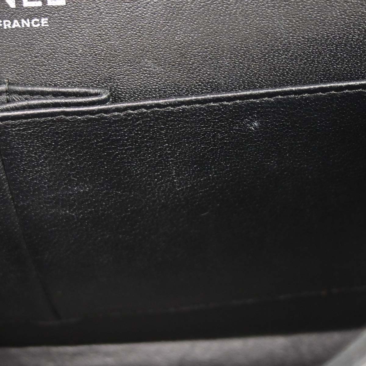 Chanel 2009-2010 Black Caviar Skin Medium Classic Double Flap Shoulder Bag