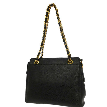 Chanel Black Caviar Skin Handbag