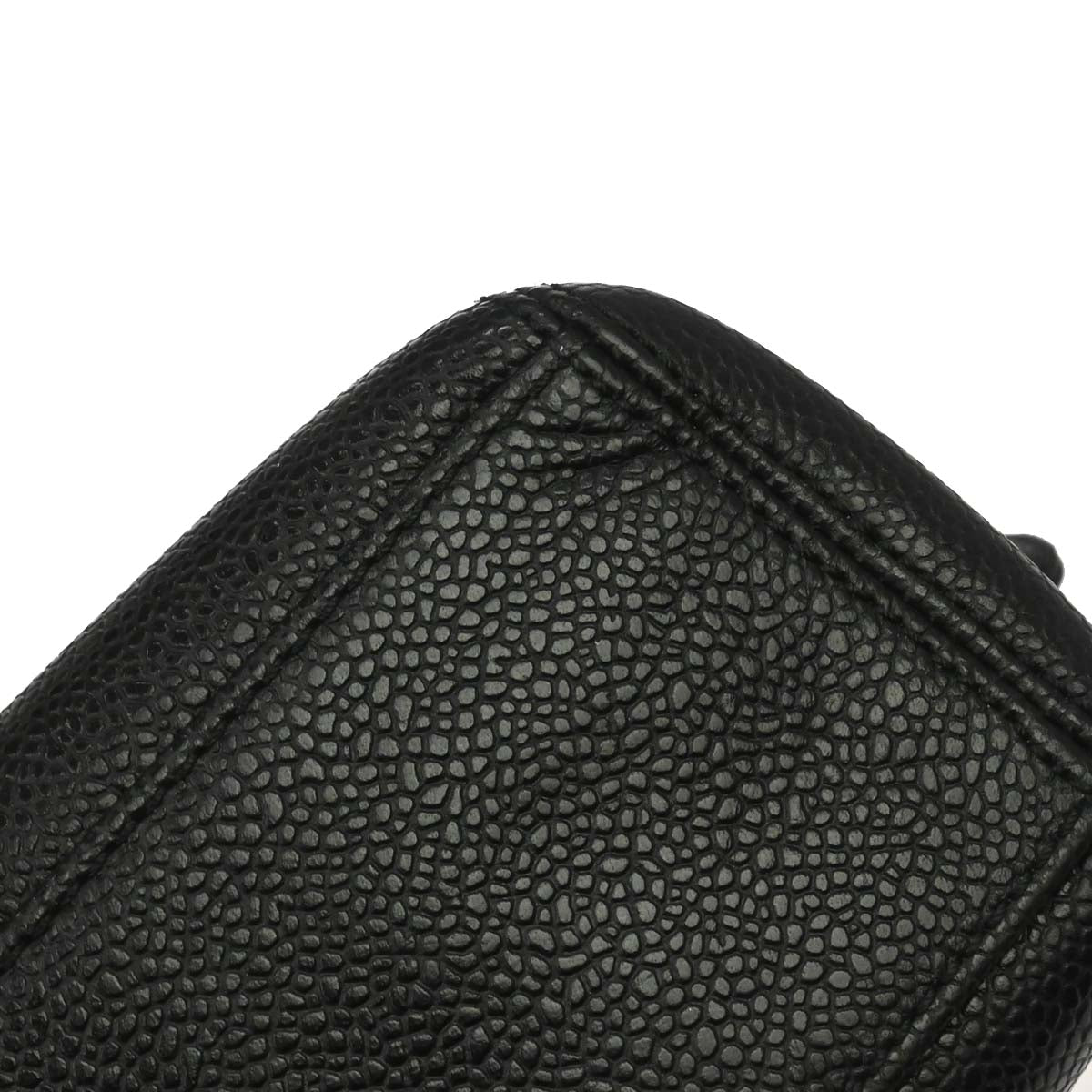 Chanel Black Caviar Skin Handbag