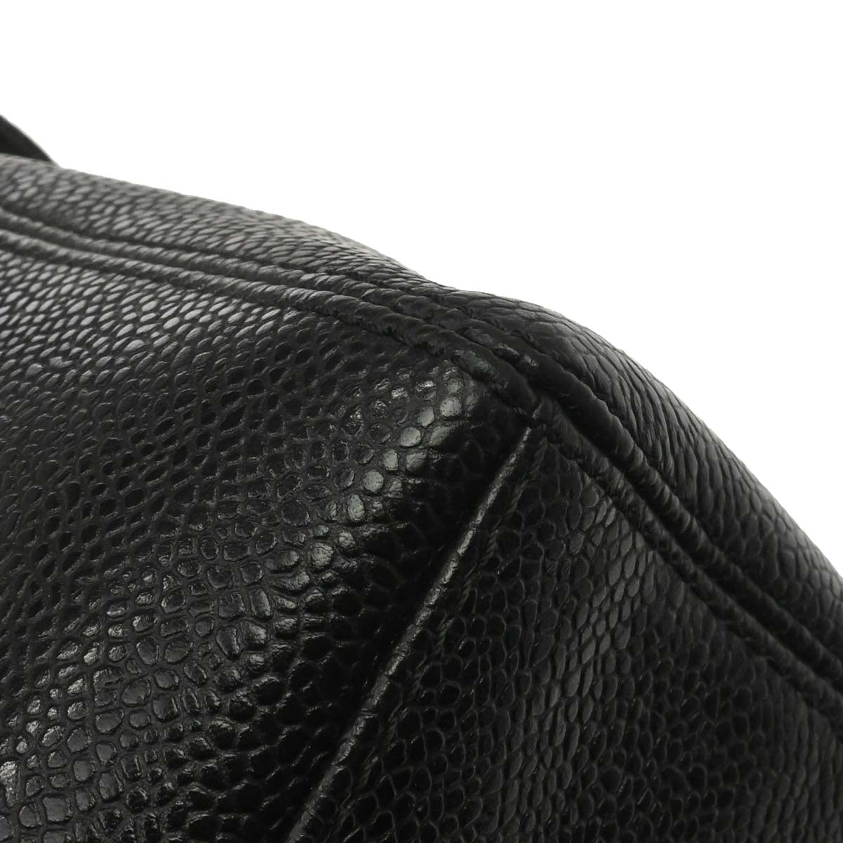 Chanel Black Caviar Skin Handbag
