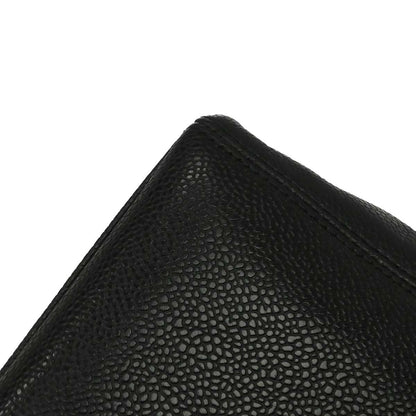 Chanel Black Caviar Skin Handbag