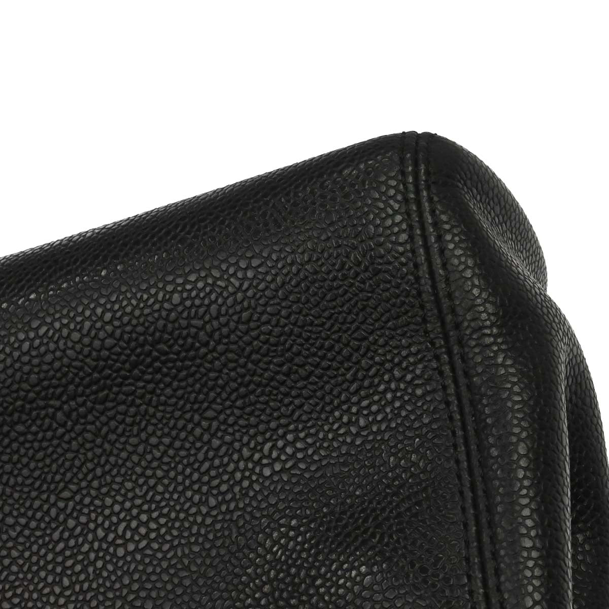 Chanel Black Caviar Skin Handbag