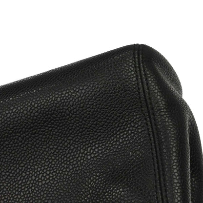 Chanel Black Caviar Skin Handbag