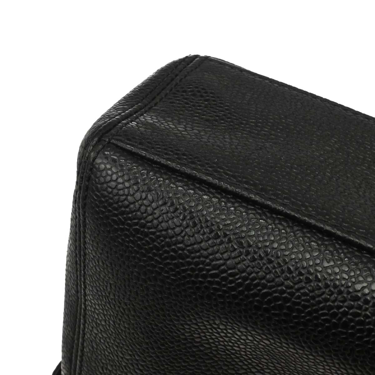 Chanel Black Caviar Skin Handbag
