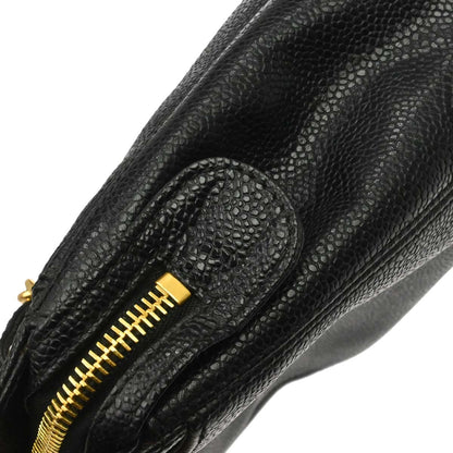 Chanel Black Caviar Skin Handbag