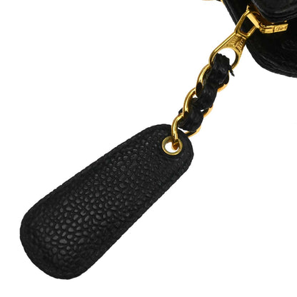 Chanel Black Caviar Skin Handbag