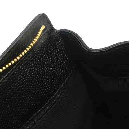 Chanel Black Caviar Skin Handbag