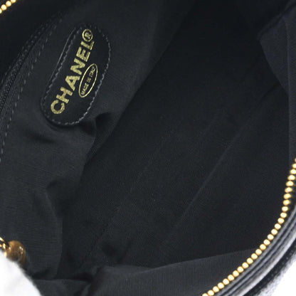 Chanel Black Caviar Skin Handbag