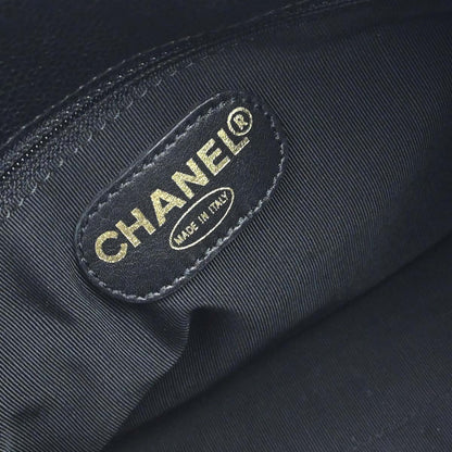 Chanel Black Caviar Skin Handbag