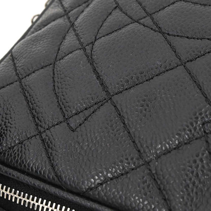 Chanel 2008-2009 Black Caviar Skin Shoulder Bag