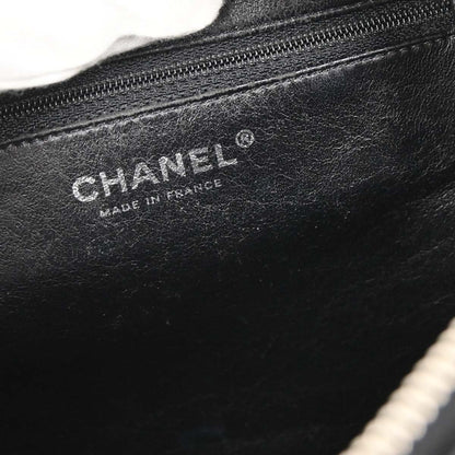 Chanel 2008-2009 Black Caviar Skin Shoulder Bag