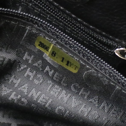 Chanel 2005-2006 Black Calfskin Mademoiselle Lock Executive Tote Bag